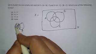 Gate CSE 2005 solved question | Set Theory