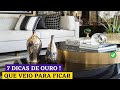 7 DICAS PARA USAR O DOURADO NA DECORAÇÃO QUE CHEGA COM TUDO EM 2022