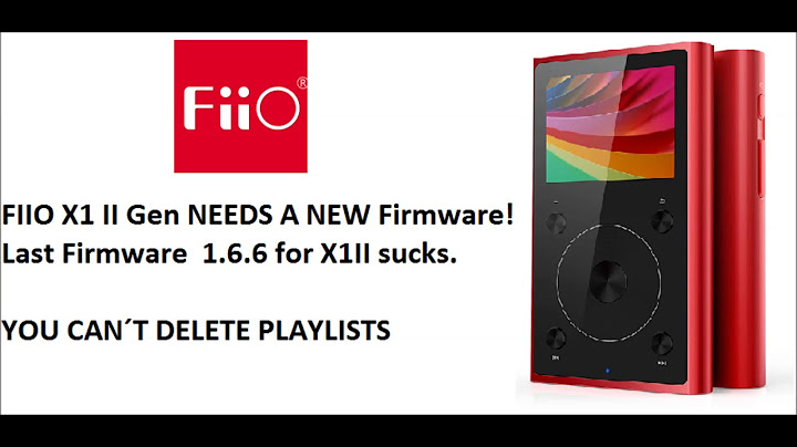 Fiio x1 firmware 2.0 review