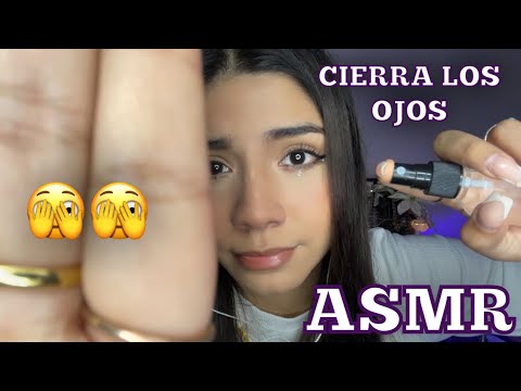 ASMR- EXAMEN DE NERVIOS CRANEALES (pero PUEDES CERRAR tus OJOS) 💤🫣