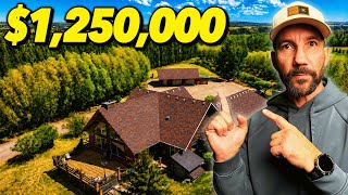 Acreage Living Near Red Deer Alberta | Wait Until You See Inside!