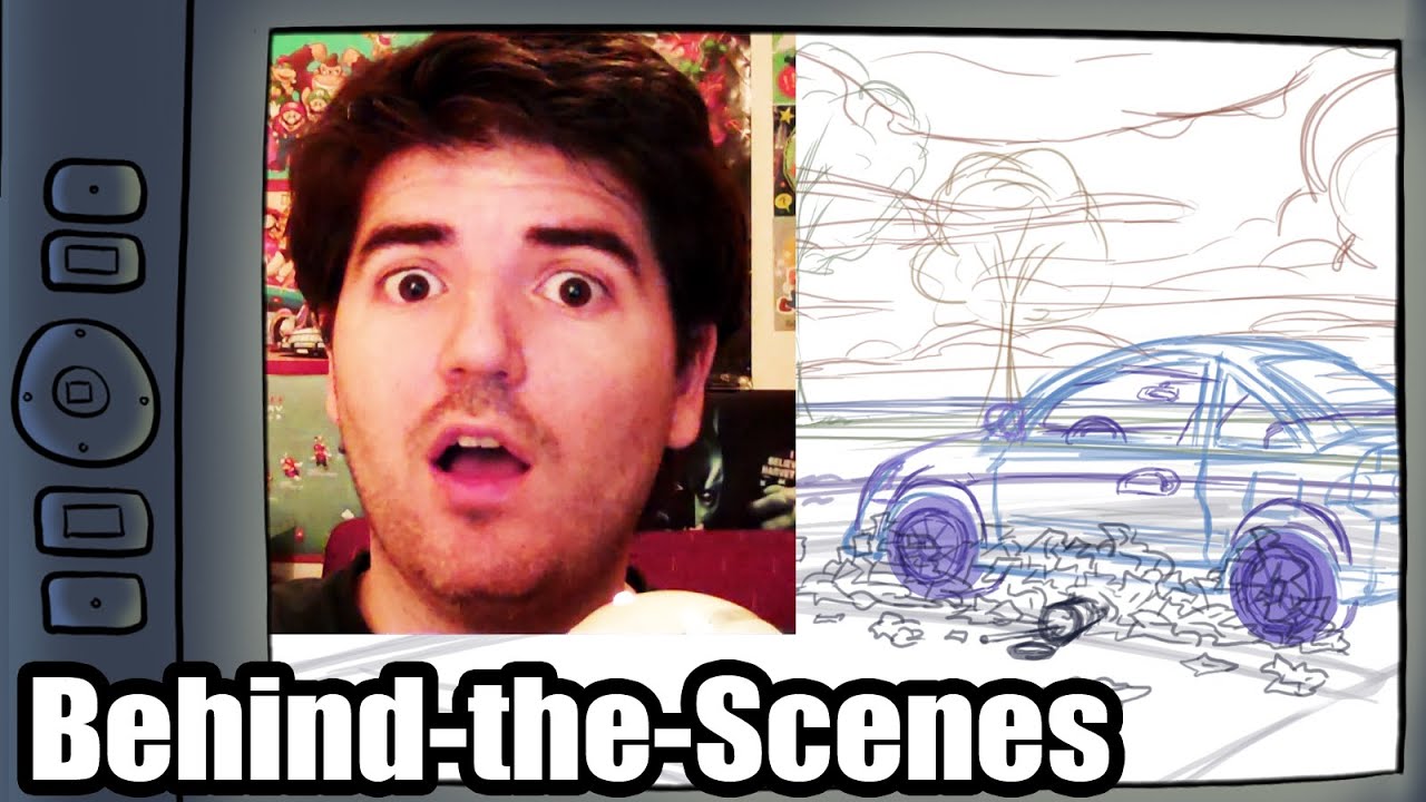 Sketching a Cartoon Background and Comment Replies - (Guinea Something Good Behind the Scenes #2)