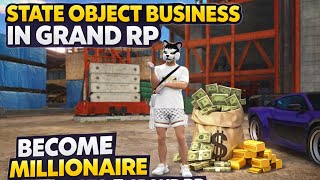 State Object Business in Grand RP | Become Millionaire In GTA 5 Grand RP By Business