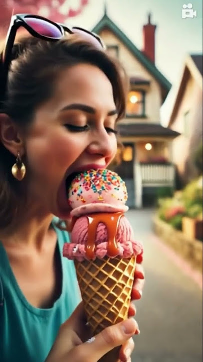 Tante tetangga baru kenalannya pake es krim kenyot meler