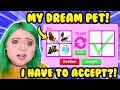 I HAVE TO ACCEPT *EVERY TRADE* NO MATTER WHAT! *CAN'T SAY NO* TRADING CHALLENGE in Adopt Me Roblox