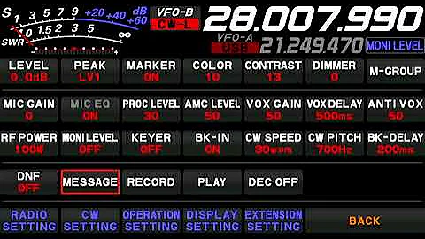 Yaesu ftdx10 CW decode qso
