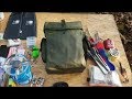 Camping cook set using UK NBC gas mask bag