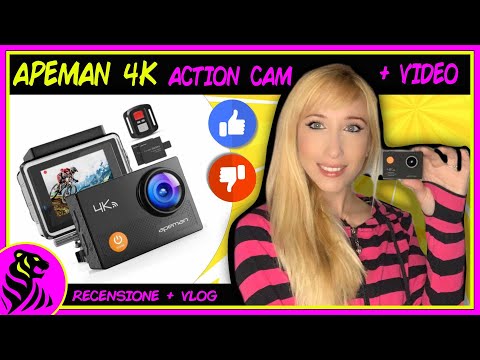 Ho provato la APEMAN Action Cam 4K. Mini moto VLOG