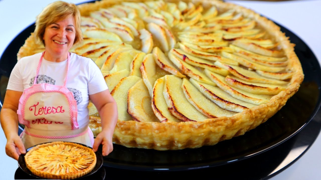 TARTE DE MAÇÂ QUE DERRETE NA BOCA
