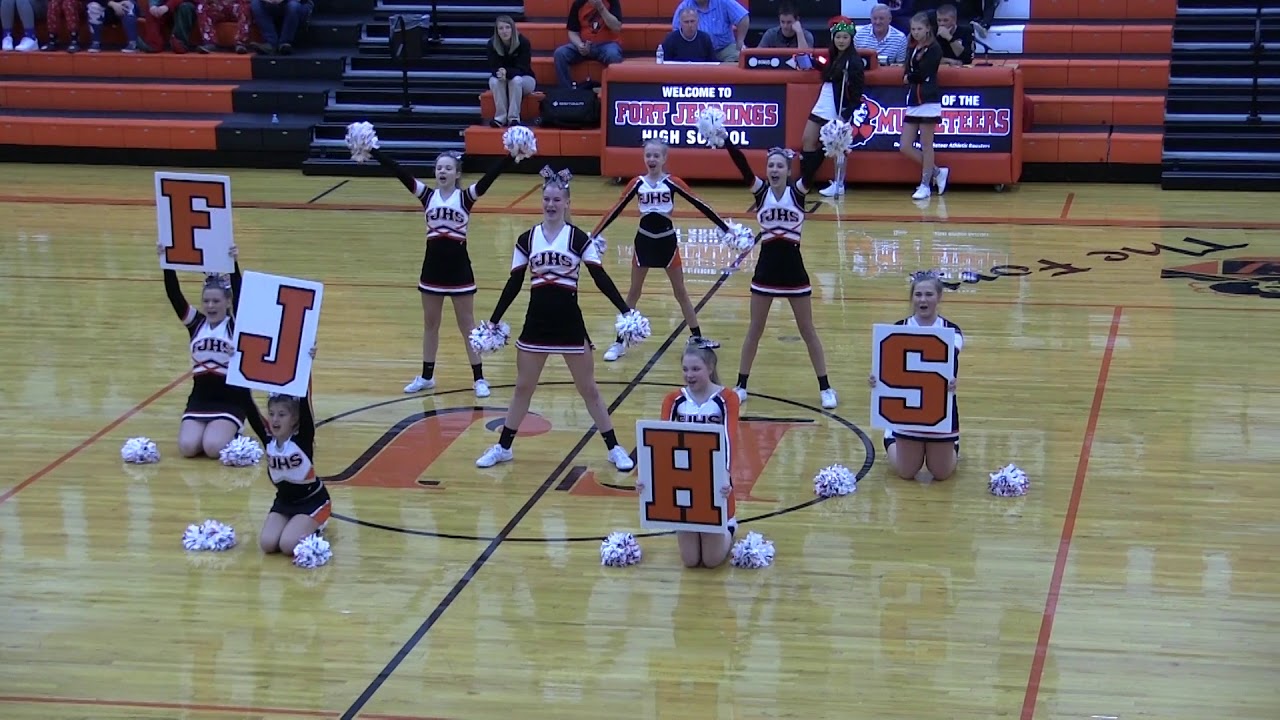 Ft. Jennings Jr. High Competition Cheerleaders Halftime Show 12202019