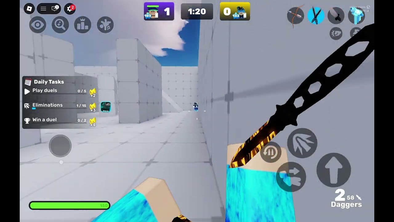 1v1ing my younger brother again 