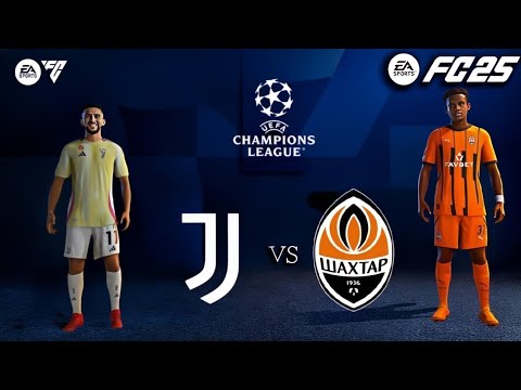 FC 25 - JUVENTUS vs SHAKHTAR | UEFA CHAMPIONS LEAGUE | ULTRA GRAPHICS GAMEPLAY