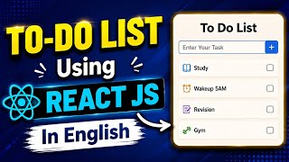 Todolist using react and tailwind | TODO CRUD APP 🔥🔥