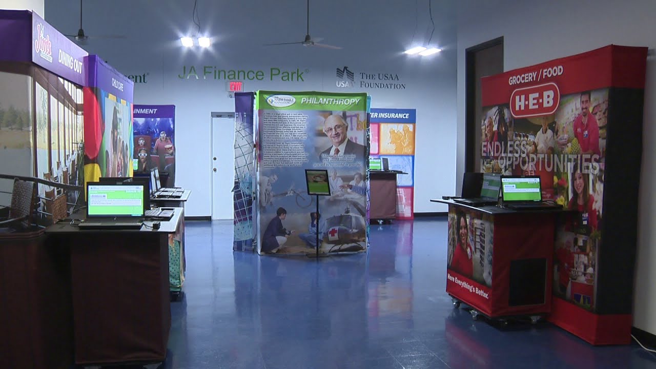 Students celebrate grand reopening of JA Finance Park
