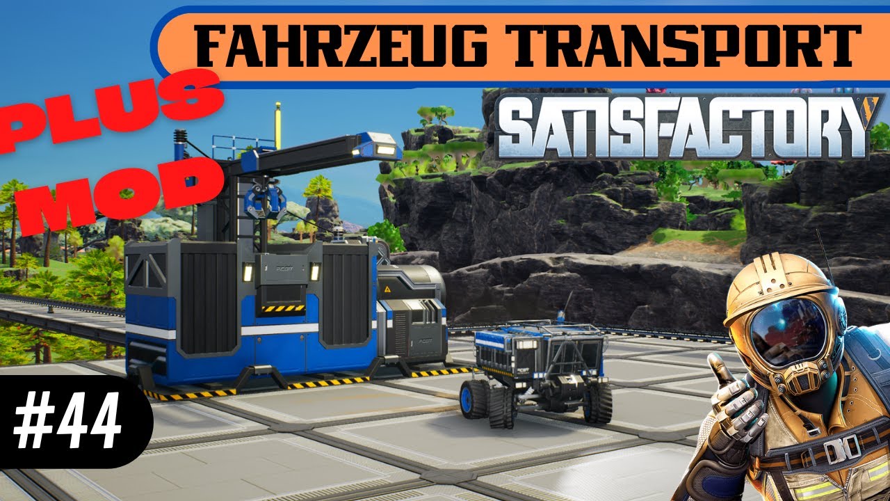 UNZWECKMÄSSIGER STAHLBETONTRÄGER TRANSPORT?!? Satisfactory Plus Mod ...