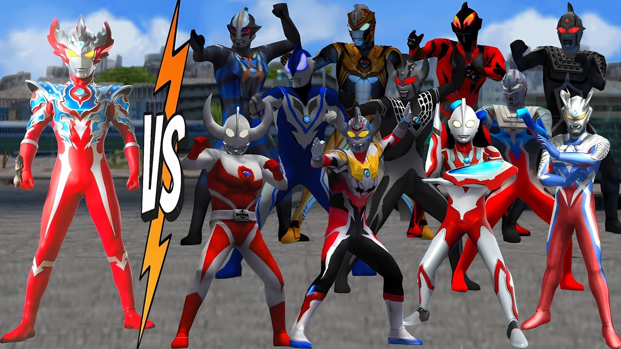 ウルトラマン TAIGA TRI STRIUM VS ULTRAMAN REIGA, RIBUT, ZERO, BELIAL, TREGEAR ...