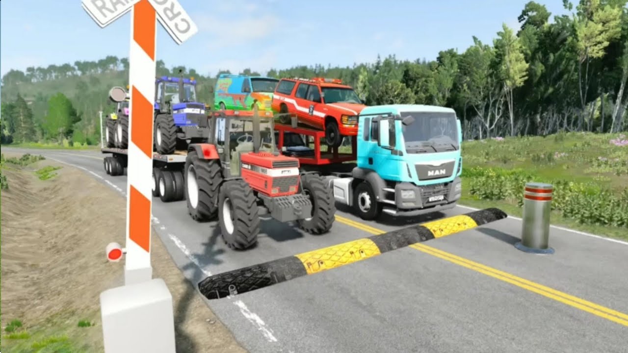 TRANSPORTING & SPREADING LIME with MINI PORSCHE TRACTORS & COLORED SPREADERS !@gemar bano viral 3D😱😱
