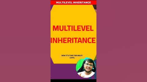 Multilevel Inheritance in python