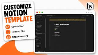 How to Edit a Notion Template (Template Edit Steps)