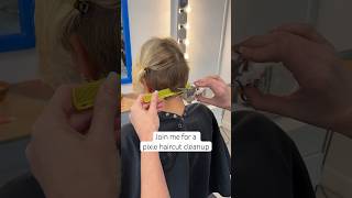 Pixie haircut cleanup, hair stylist is 🔥#pixiehaircut #pixiecut #pixie #shorthair #hairstylist Wealth