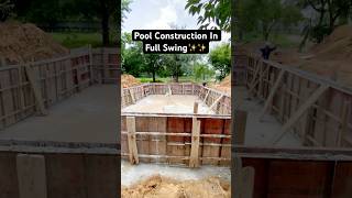 Pool Construction In Full Swing✨ #SwimmingPool #Construction #PoolBuild#DreamPool #ComingSoon