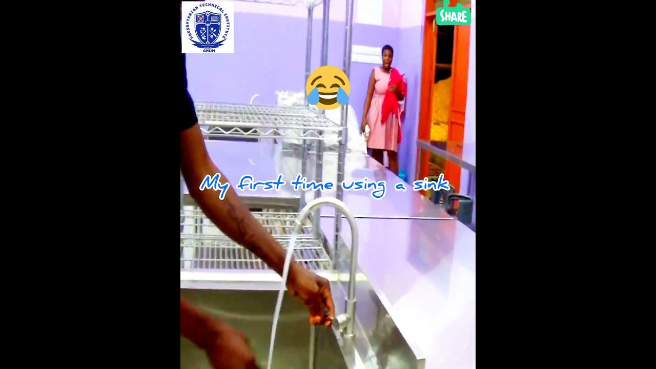 My First Time Using A Sink Anum Prestech Funny Thestooges