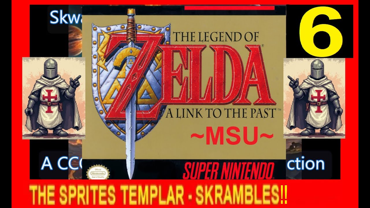 ZELDA - A LINK TO THE PAST - SNES V6 (END) - Skwatter's Cheat 'em and Skramble 'em!!