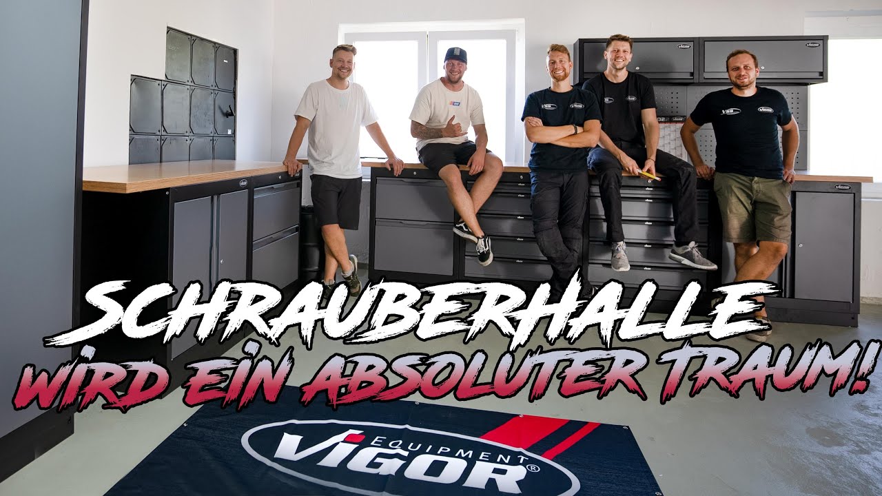 Die Halle wird ein absoluter Traum! - Neue Vigor Werkstatteinrichtung I RD48