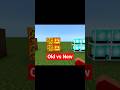 Minecraft old vs new block🤯 #filterchallenge