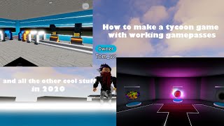 How to make a tycoon game in Roblox with working game passes