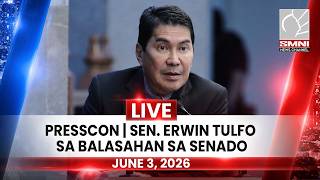  Presscon  Sen Erwin Tulfo Sa Balasahan Sa Senado  June 3 2026