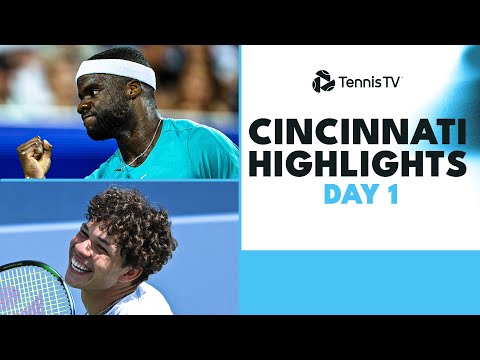 Shelton takes on eubanks; tiafoe, mannarino, gasquet feature | cincinnati 2023 highlights day 1