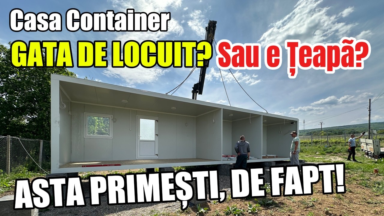 Casa Container: Ce Primești CU ADEVĂRAT în Pachetul Standard