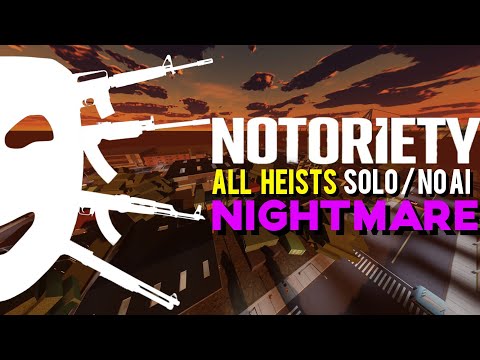 Thumbnail for All Heists Solo/Nightmare/No Ai/Downs (Roblox/Notoriety)