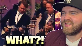 Rapper First Time Reaction - Glen Campbell &amp; Roy Clark Play &quot;Ghost Riders in the Sky&quot;
