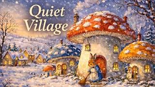 Little Winter Magic ❄ A Quiet Day in the Snow Village | Gentle Storybook Folk Music