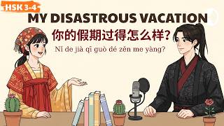 HSK 3-4 | 你的假期过得怎么样？| My Disastrous Vacation: What Could Go Wrong | Learn Chinese Podcast