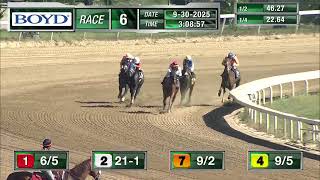 RACE 6 PROGRAM 9 30 2025