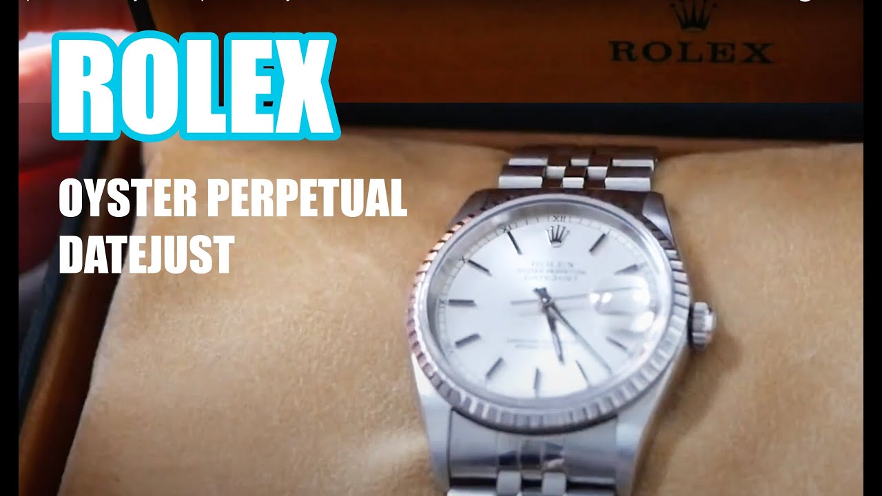 A Unique Rolex Oyster Perpetual Datejust - YouTube