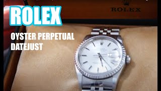 A Unique Rolex Oyster Perpetual Datejust - YouTube