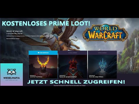 Kostenloses Twitch Prime Loot von World of Warcraft!