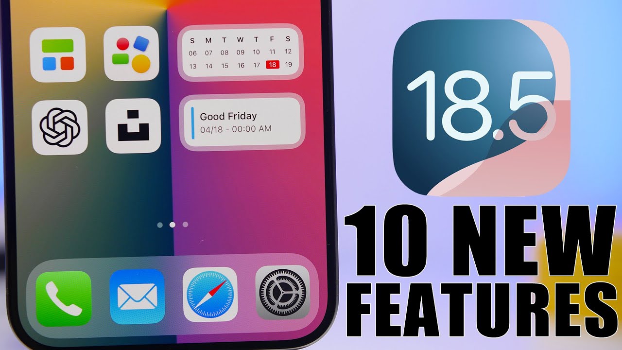 iOS 18.5 - 10 Cool FEATURES Coming to Your iPhone ! - YouTube