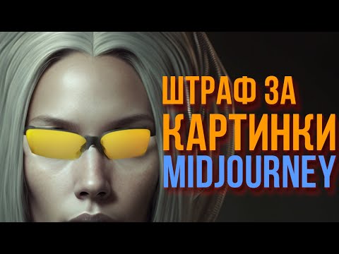 Штраф за картинки с Midjourney! Можно ли использовать картинки с миджорни с коммерческой целью?
