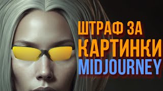 Штраф за картинки с Midjourney! Можно ли использовать картинки с миджорни с коммерческой целью?