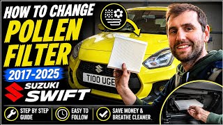 How to change the pollen filter on a 2017-2025 Suzuki Swift