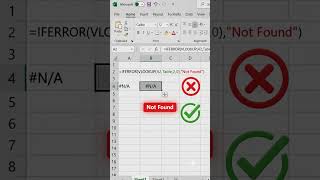 IFERROR in Excel – Hide Errors & Make Spreadsheets Professional! ✅ #ExcelTips #Shorts