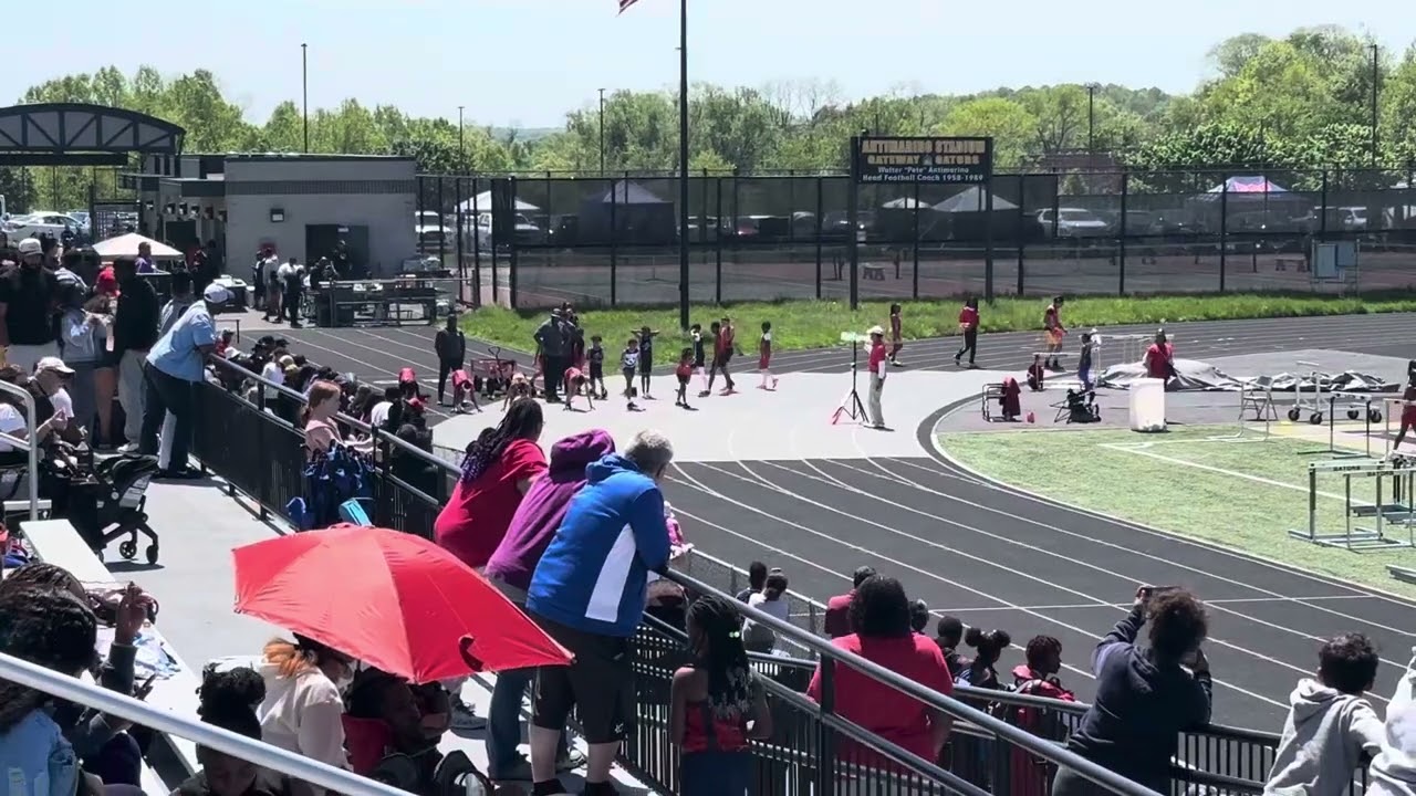 Girls 9-10 100m Finals USATF Three Rivers Developmental Meet #1 Gateway HS