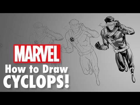 How to Draw Cyclops LIVE w/ Marcus To! | Marvel Comics