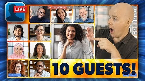 10 Guests in Interview Mode in the new Ecamm Live Beta!