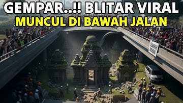 Viral..! Kejadian Di Bawah Jalan Raya Ratusan Tahun Tiba-tiba Muncul Di Blitar Jawa Timur